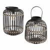 Cheap 💯 World Market Black Natural Fiber Solar LED Lantern ⭐ -Lighting Sales Store unnamed file 724