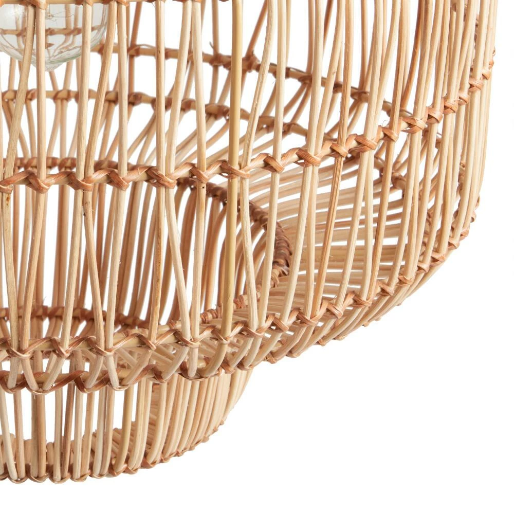 Budget ⭐ World Market Lana Woven Rattan Pendant Shade 😀 5 Budget ⭐ World Market Lana Woven Rattan Pendant Shade 😀 - Image 3