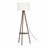 Flash Sale ⌛ World Market Walnut Tripod Floor Lamp With Shelf 🎁 -Lighting Sales Store unnamed file 733