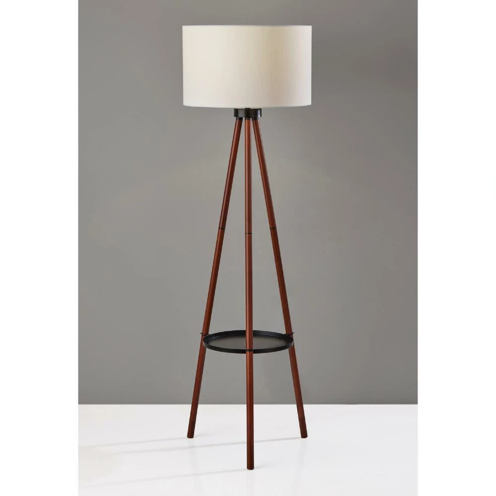 Flash Sale โ World Market Walnut Tripod Floor Lamp With Shelf ๐ 5 Flash Sale โ World Market Walnut Tripod Floor Lamp With Shelf ๐ - Image 3