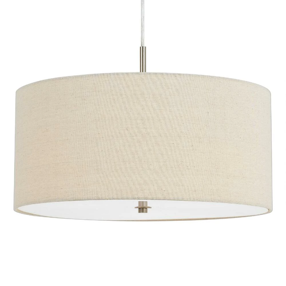 Deals ๐ฅ World Market Billie Small Natural Linen Drum 3 Light Pendant Lamp ๐ 3 Deals ๐ฅ World Market Billie Small Natural Linen Drum 3 Light Pendant Lamp ๐