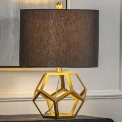 Discount 🎉 World Market Florian Gold Geometric Orb Table Lamp ❤️ -Lighting Sales Store unnamed file 746