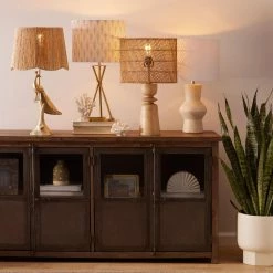 Buy 🎁 World Market Leo Antique Gold Tripod Table Lamp ✔️ -Lighting Sales Store unnamed file 752