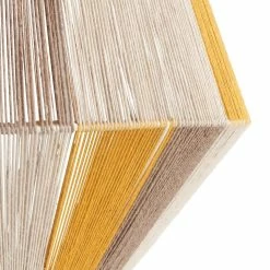 Flash Sale ⭐ World Market Yellow and Natural Rope Teardrop Erin Pendant Shade 😀 -Lighting Sales Store unnamed file 762
