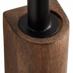 Promo 🛒 World Market Bryce Wood And Black Metal Dome Adjustable Wall Sconce 💯 -Lighting Sales Store unnamed file 81