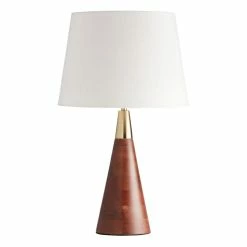 Cheapest 🥰 World Market Ezra Walnut Wood and Brass Table Lamp Base ⭐ -Lighting Sales Store unnamed file 852