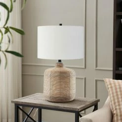 Brand new 👏 World Market Sabina Natural Woven Rattan Table Lamp ✔️ -Lighting Sales Store unnamed file 859