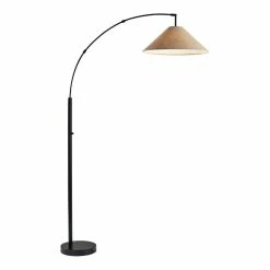 Best Sale 👍 World Market Braxton Metal Cone Shade Adjustable Arc Floor Lamp 🛒 -Lighting Sales Store unnamed file 882