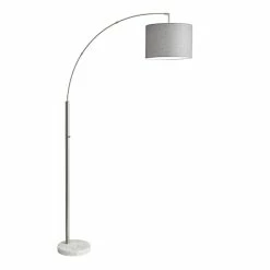 Outlet ✔️ World Market Sidney Steel Arc And Marble Adjustable Floor Lamp 🧨