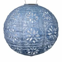 Hot Sale 🥰 World Market Round Geometric Fabric Solar LED Lantern 😍 -Lighting Sales Store unnamed file 922