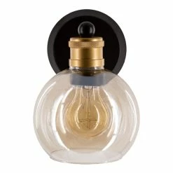 Best Sale ⭐ World Market Coley Champagne Glass And Brass Wall Sconce 🎉 -Lighting Sales Store unnamed file 958