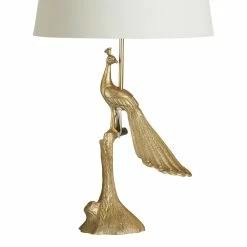 Cheapest ⌛ World Market Brass Art Deco Peacock Table Lamp Base 🥰