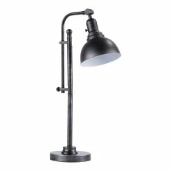 Brand new 😉 World Market Felix Vintage Black Metal Adjustable Table Lamp ⌛